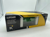 K-Line k6332-8011  BASF Wyandotte Classic Caustic Soda Aluminum Tank Car O SCALE Like New
