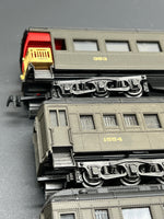 HO Scale Bargain Car Pack 40 Set of 7:  Rivarossi Lehigh Valley Passenger Cars HO SCALE USED