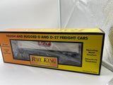 MTH Railking 30-7008A Louisville & Nashville Flat Car w/Trailer O SCALE Used Excellent