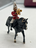 WILLIAM BRITAIN WB0443 THE LIFE GUARDS MOUNTED BAND LIMITED EDITION SOLDIERS COLLECTIBLE SET  Like New