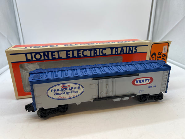 Lionel 9879 Kraft Philadelphia Cream Cheese Billboard Reefer Car O SCALE NEW