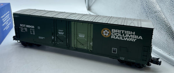 Atlas 6507-1  Evans 53' British Columbia Double Plug Door Box Car 800435-3 rail O SCALE Like New