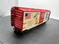 K-Line k761-7601  Spirit of '76 Delaware State Boxcar O SCALE Like New