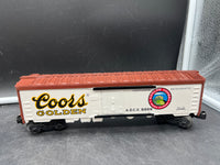 Lionel 6-9866 Coors billboard beer reefer car  0-27 O/27 O SCALE Like New Damaged Box