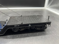 K-Line k692-1531 Westinghouse Diecast Depressed Center Flat Car w/transformer O SCALE Like New Damaged Box