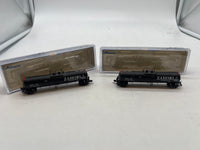 Athearn 1718 2192 GATX Zahori 30K Gallon Ethanol Tank Car 2 pack N SCALE Used Excellent
