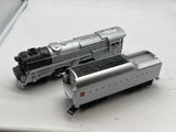 Williams S2-103 Pennsylvania turbine engine and tender set silver/red #6262 O SCALE Used Excellent No Box