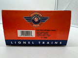 Lionel 6-19456 post war celebration 6511 red flat car with pipes 1999 O SCALE NEW