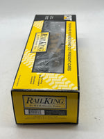 MTH Railking 30-76219 Caterpillar RailKing Flat Car w/(1) CB-534D XW Vibratory Asphalt Compactor O SCALE Used Excellent