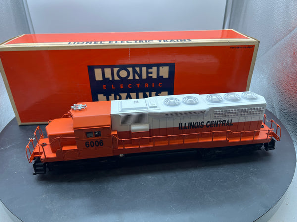 Lionel 6-18210 IC Illinois Central SD-40 dual motor diesel #6006 1993 O SCALE Like New