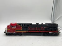 MTH Premier 20-21765-1 Santa Fe AC4400cw Diesel Engine - Black Bonnet #2026 With Proto-Sound 3.0 . O SCALE NEW