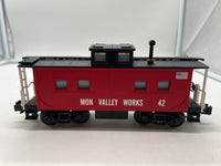 MTH Railking 30-4159C Mon Valley Works Pittsburgh Steel Caboose lighted O SCALE Used Excellent