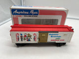 American Flyer by Lionel 6-48311 1991 Christmas Boxcar S SCALE Like New