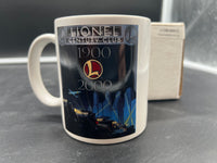 Lionel LC98-80013 CENTURY CLUB 1900-2000 HEADLIGHTS TO THE SKY INTO THE NEW MILLENIUM  MUG  NEW