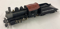 HO Scale Bargain Engine 41 Baltimore and Ohio Steam Engine w Tender Used Good