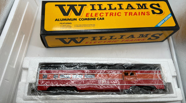 Williams electric trains 2612-C Southern Pacific SP aluminum combine car O SCALE NEW