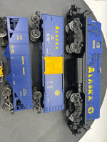 Lionel 6-11972 Alaska Railroad GP-7 diesel train set O SCALE Used Excellent