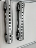 MTH Premier 20-6643 Santa Fe 2-Car 70' ABS Slpr/Diner Passenger Set - Ribbed - ATSF Sleeper "Blue Water" Diner 1568 O SCALE Used Excellent