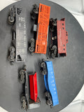 Lionel Postwar/Vintage Assorted Freight Cars Lot of 5: 25000, 3656, 64173, 6112, 3559 O SCALE Used No Box as is