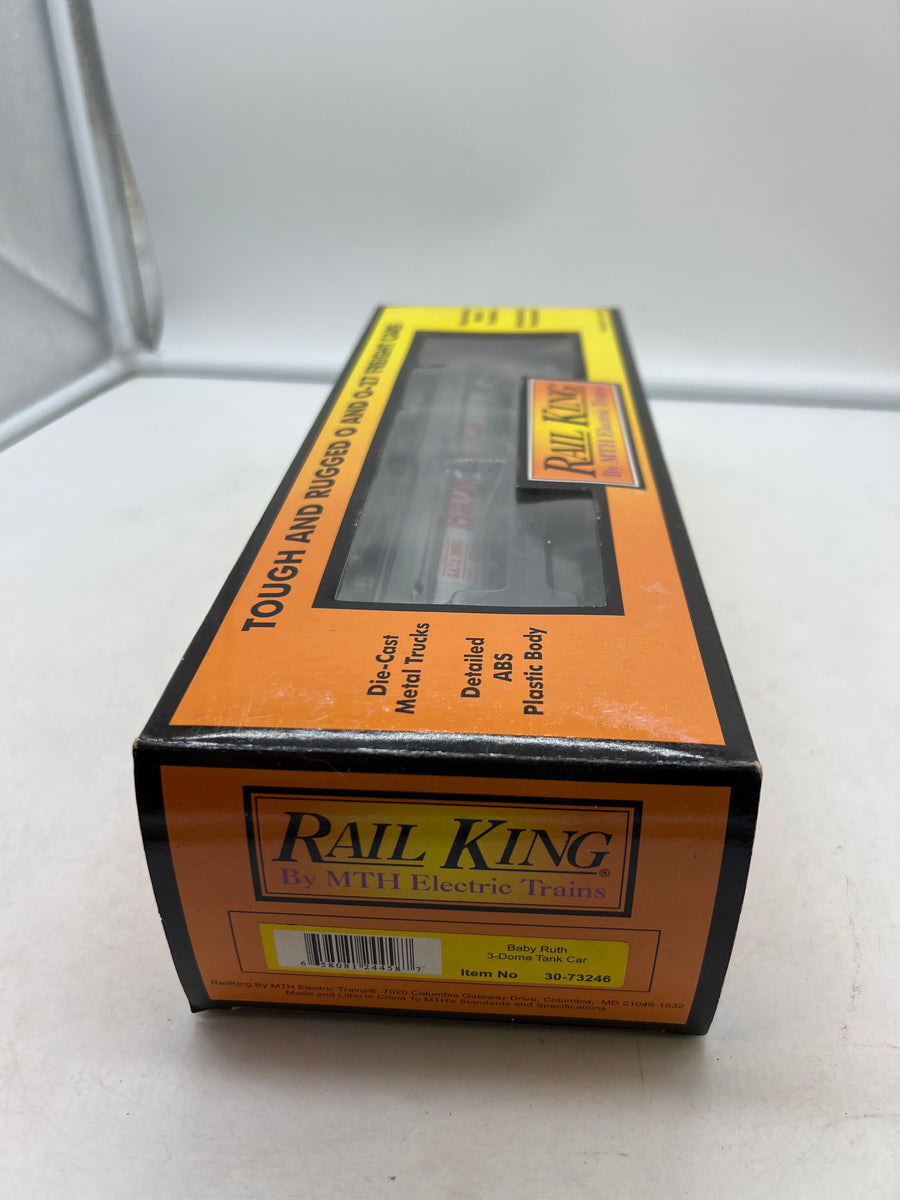 MTH Railking 30-73246 Baby Ruth 3-Dome Tank Car O SCALE NEW