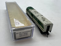 Walthers PROTO N 7743 Southern  Diesel Alco DL-109 - Powered -- #6400 (green, aluminum) N Scale Like New