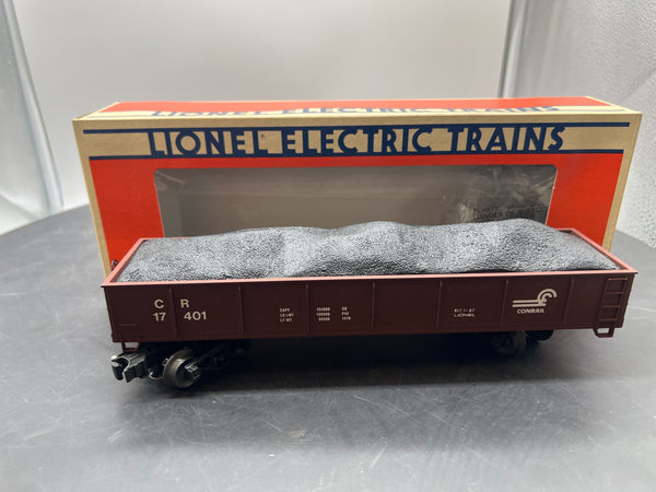Lionel 6-17401 Conrail standard O gondola with coal load O SCALE Used Excellent
