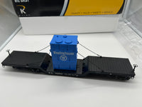 K-Line K692-1531 Westinghouse Die Cast Depressed Center EL flatcar with transformer O SCALE  Used Excellent