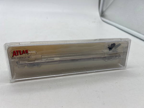 Atlas 50001045 Florida East Coast Railway FEC 89' Flat Car  #2801 brown & white N Scale NEW