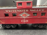 MTH PREMIER C-2129 Custom Weathered Whitewater Valley Railroad (INDIANA) Cabooe Red / Black O SCALE WEATHERED AS IS Like New limited