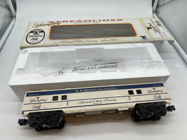 K-Line k4598-2003 YUENGLING PREMIUM LIGHT BEER BAGGAGE CAR #2003, no diaphragms O SCALE Used Excellent