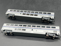 Kato 106-3505 Amtrak Superliner Phase IV Set B (2002) Coach #34033, Coach #34054, Sleeper #32069, Lounge #33014 N SCALE Like New