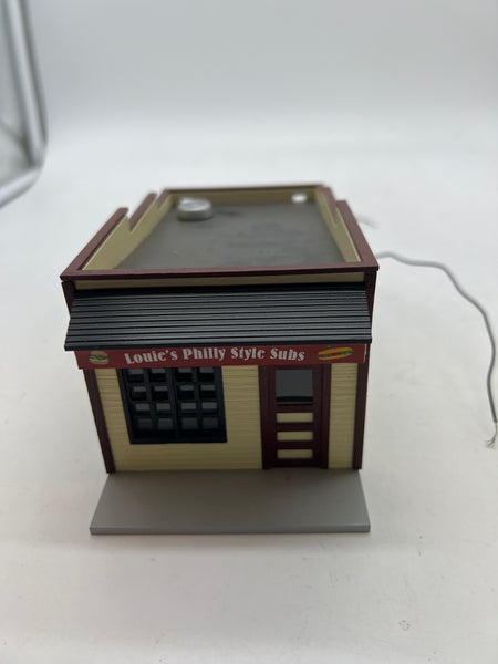 MTH RailKing 30-90297 Small Country Store  Louie's Philly Style Subs Shop   O SCALE Used Excellent