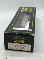 Weaver 607 ATLANTIC COAST LINE ACL 40' TANK CAR 3 RAIL O SCALE NEW