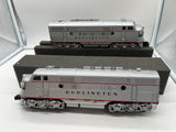 Lionel 6-38597 BURLINGTON LEGACY SCALE F-3 A-A DIESELS (PWR #9962-A & DMY #9962-C) O SCALE Used Excellent limited