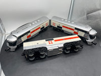 MTH Railking 30-2469-1 New Haven F-3 ABA Diesel Engine Set - New Haven A Units - 2242 & B unit - with Proto-Sound 2.0. O SCALE Like New Damaged Box