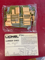 Lionel 6-2720 Lumber Shed Building kit Exposed to Water AS IS NO BOX