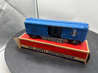 Lionel 6464-475 Postwar  Boston & Maine B&M Boxcar O SCALE Used Excellent Damaged Box