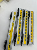 Model Power #3031-4  Union Pacific UP 4-car streamline passenger car set N scale Used Excellent Damaged Box