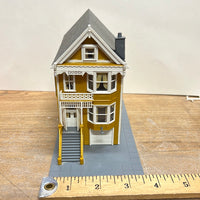 Yellow House Prebuilt USED HO SCALE