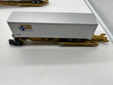 MTH Premier 20-95035 T.T.U.X. Spline Cars and Loads. 5 Car set  O SCALE Used Excellent as is