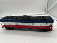 MTH Premier 20-97909 Bessemer & Lake Erie 4-Bay Hopper Car w/Coal Load #1776. O SCALE Used Excellent