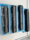 IHC 49491, 49492, 49494, 49495 NEW YORK CENTRAL NYC PASSENGER CAR SET 4 HEAVYWEIGHT CARS HO SCALE  Like New