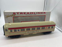 MTH Rugged Rails 33-6025 Yuengling Rugged Rails O-27 Streamlined Coach Car Light Yager Car No. 2006 O SCALE Like New