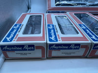 American Flyer Lionel 6-48100, 6-48503, 6-48800, 6-48305, 6-48502, 6-48603, 6-48702 Wabash Freight Train Set (Set of 7) S Scale NEW