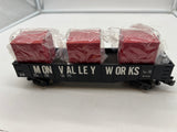 MTH Railking 30-4159B Mon Valley Works X-9 Gondola w LCL Load O SCALE Used Excellent