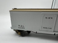 MTH Railking 30-7439 W.A.R.R. 34' Box Car #19th Century. O SCALE Used Excellent