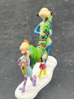 Dept 56  #4032213 Grinch Three with a tree Whoville FIgures Rare Limited #1 Like New