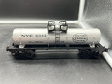 Lionel 6-26189  New York Central NYC single dome tank car 6042 - O SCALE Used Excellent