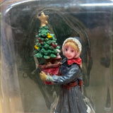 Lemax 32726 Woman with Tree "The Tiniest Tree" Figurine