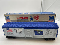 Lionel 6-7605 Spirit of 76 State of Connecticut boxcar O scale Like New